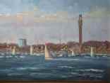 "Provincetown Power, Cape Cod Ma" • Betty Ann Morris • Oil/Board (9" x 12") $460